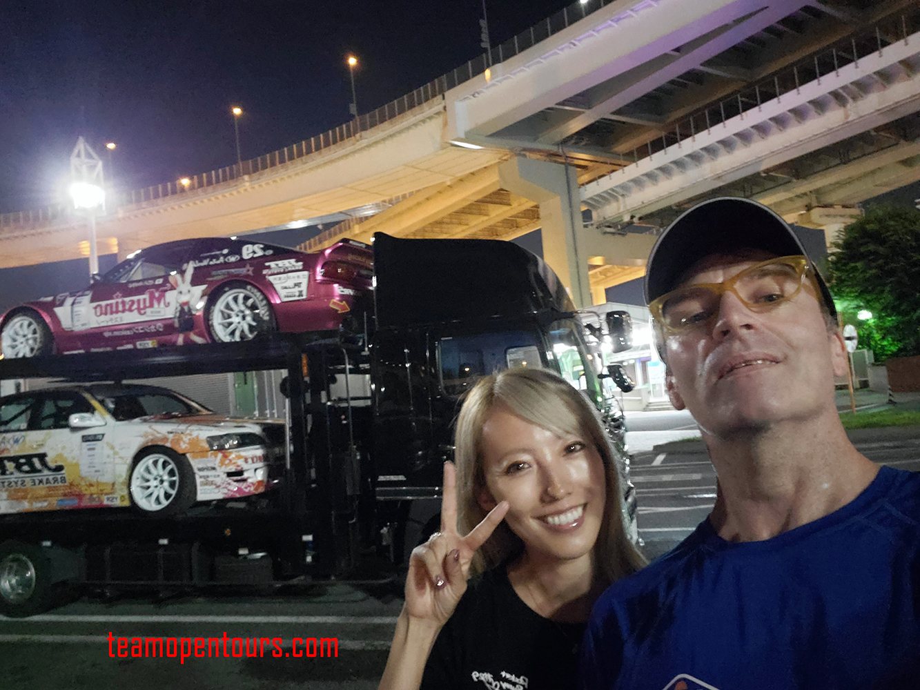 Jeremy and the famous drift girl Kisa